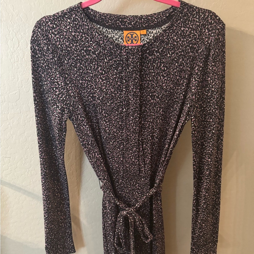 Tory Burch Printed Dress Printed Button Xs NWOT